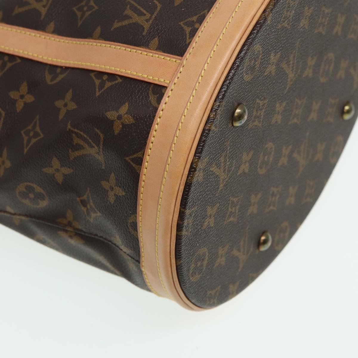 LOUIS VUITTON Monogram Bucket GM Shoulder Bag M42236 LV Auth 82969