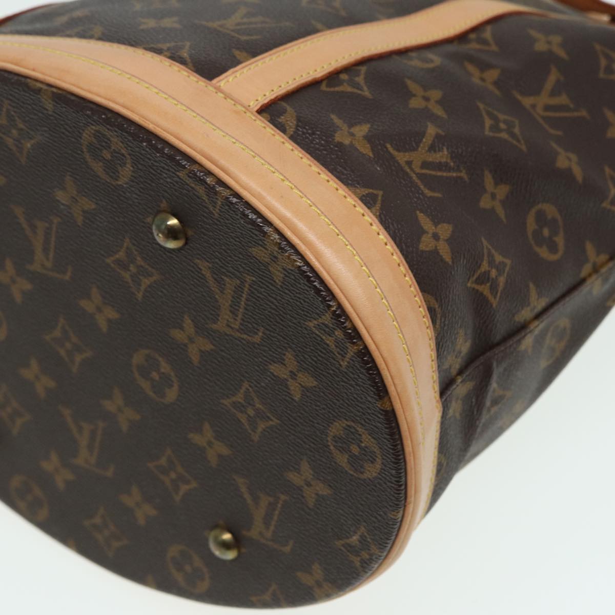 LOUIS VUITTON Monogram Bucket GM Shoulder Bag M42236 LV Auth 82969