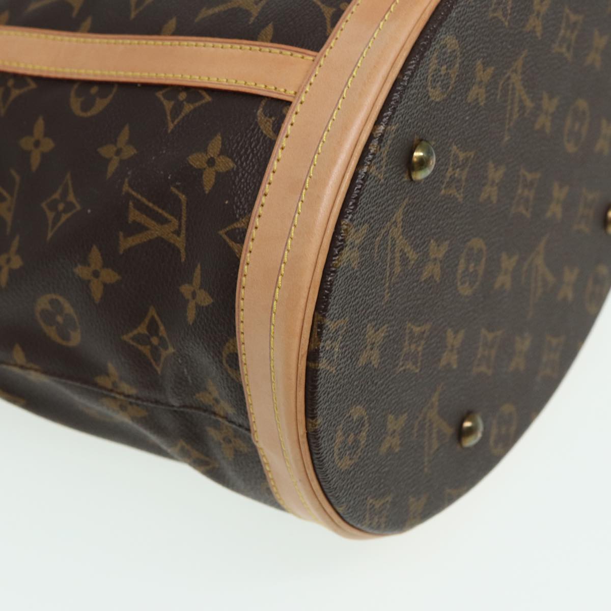 LOUIS VUITTON Monogram Bucket GM Shoulder Bag M42236 LV Auth 82969