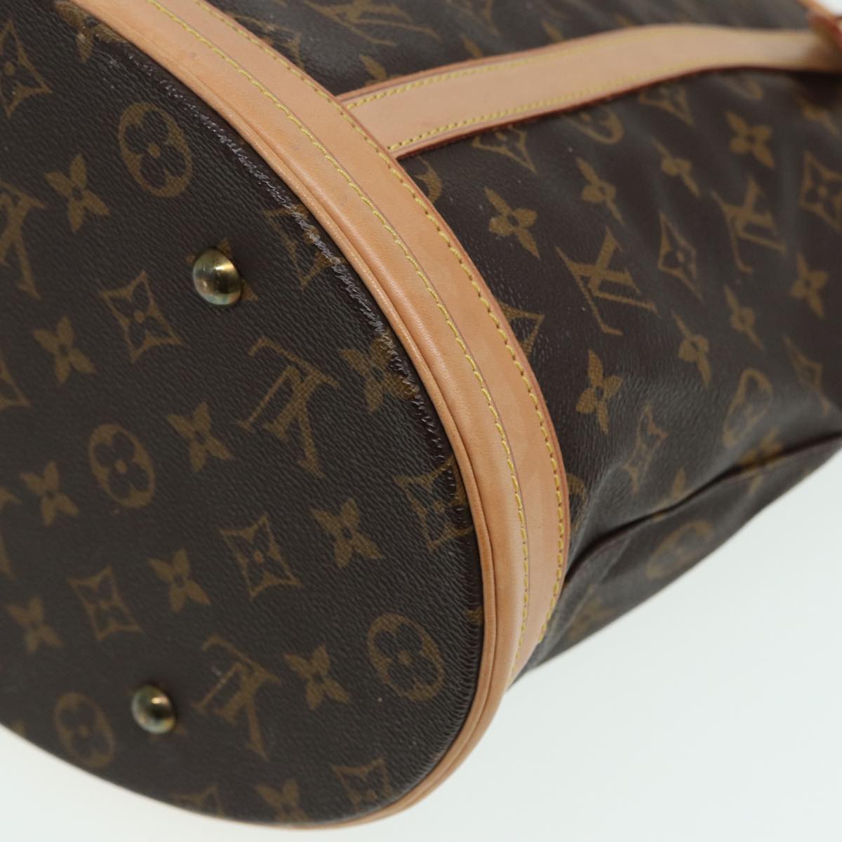 LOUIS VUITTON Monogram Bucket GM Shoulder Bag M42236 LV Auth 82969