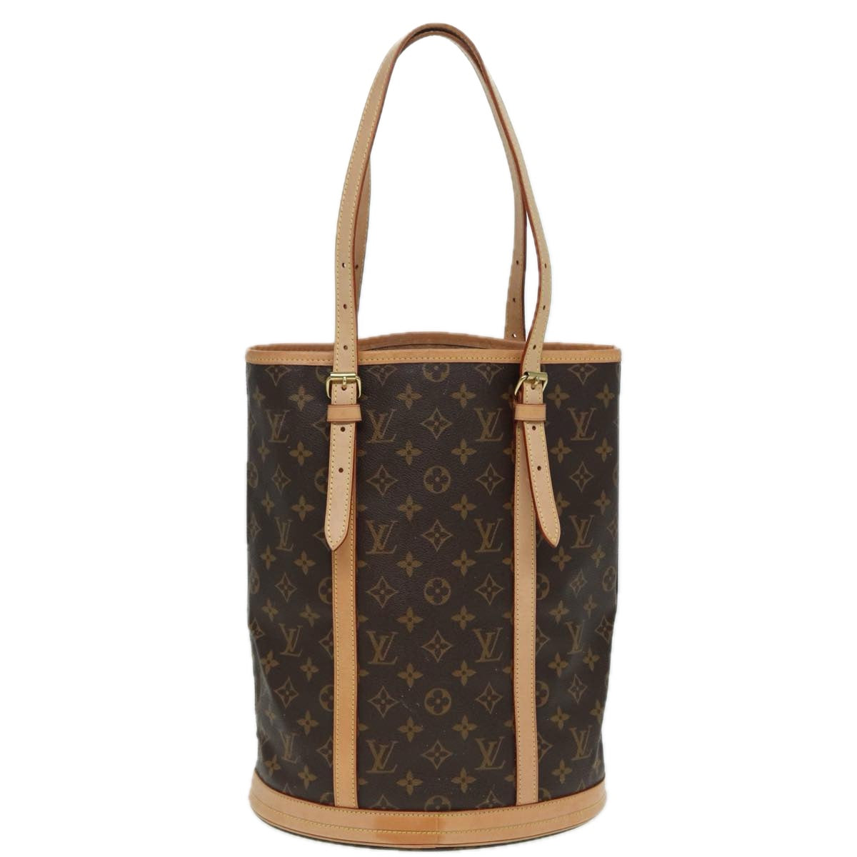 LOUIS VUITTON Monogram Bucket GM Shoulder Bag M42236 LV Auth 82969