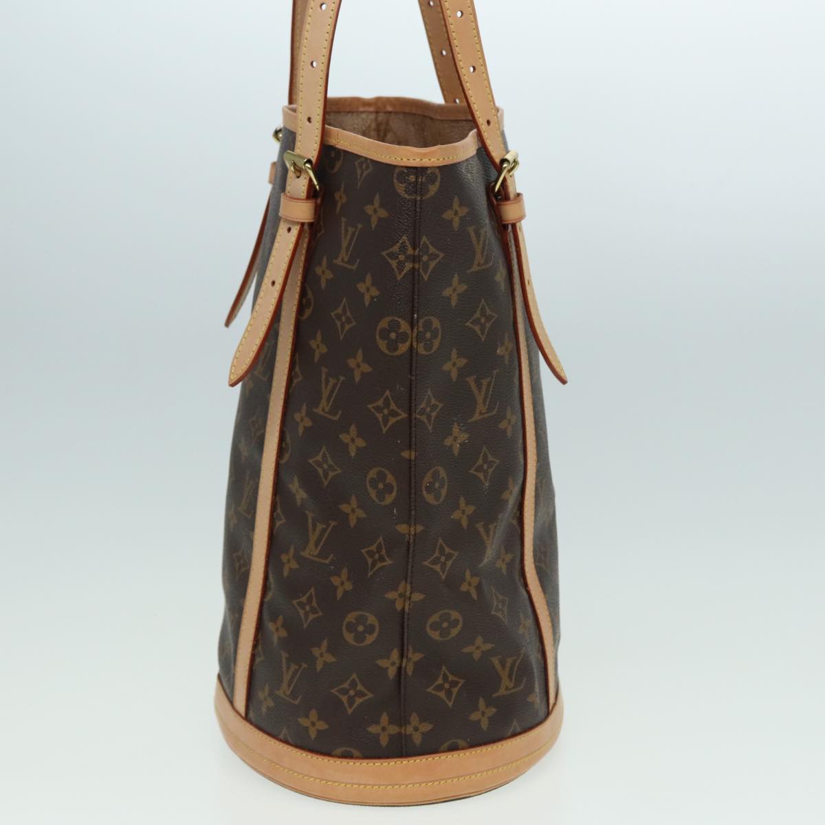 LOUIS VUITTON Monogram Bucket GM Shoulder Bag M42236 LV Auth 82969