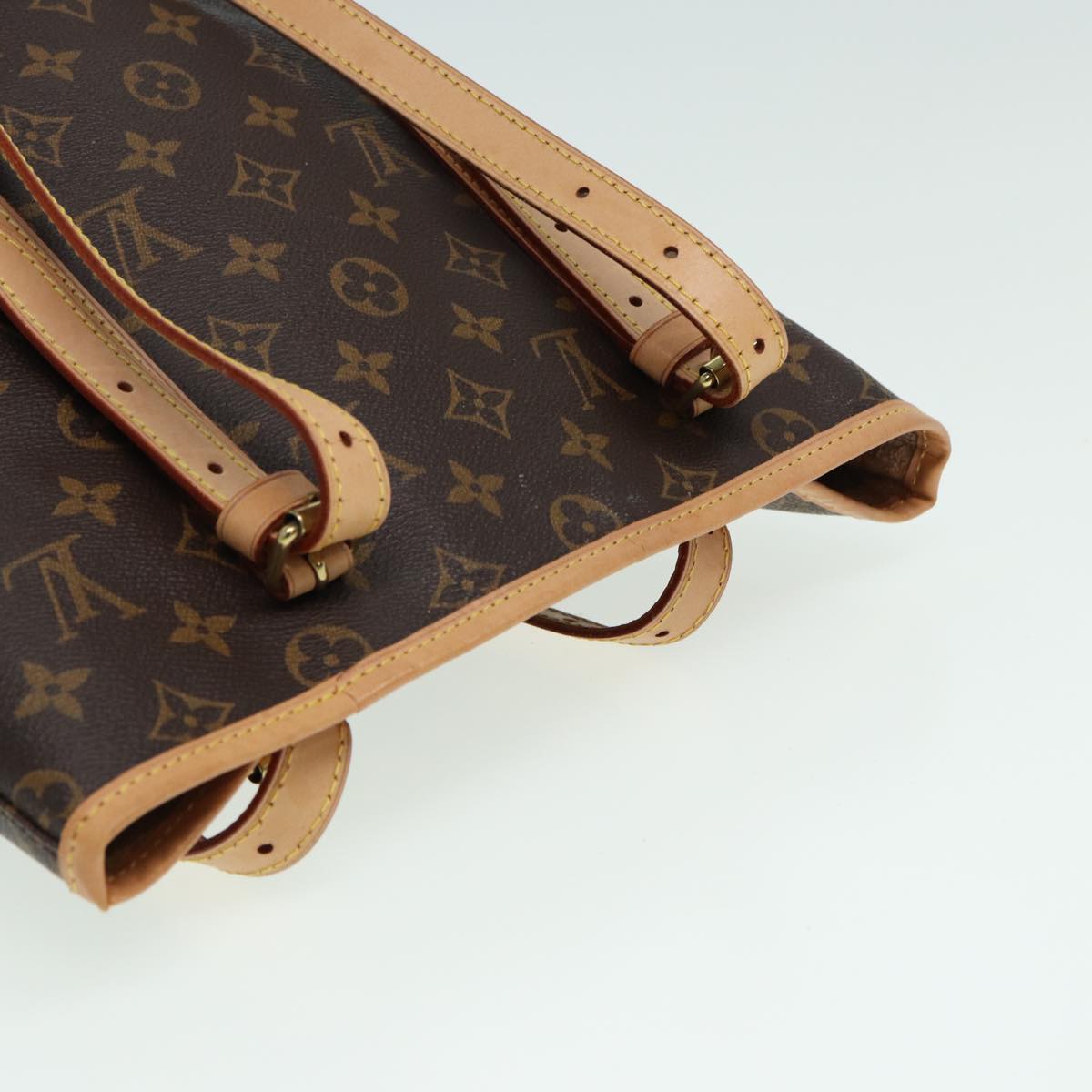 LOUIS VUITTON Monogram Bucket GM Shoulder Bag M42236 LV Auth 82969