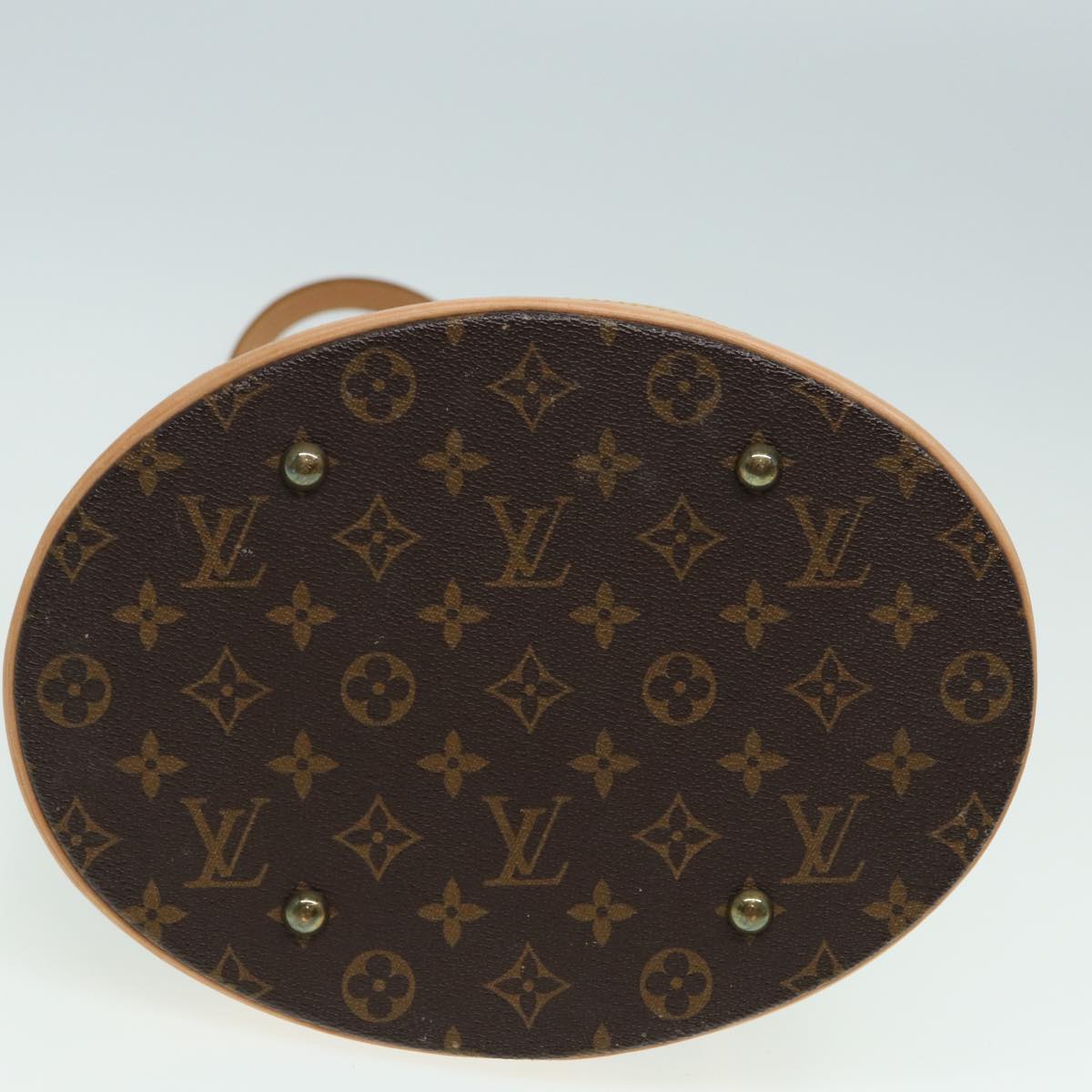 LOUIS VUITTON Monogram Bucket GM Shoulder Bag M42236 LV Auth 82969