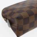 LOUIS VUITTON Damier Ebene Pochette Cosmetic PM Pouch N47516 LV Auth 82978-16
