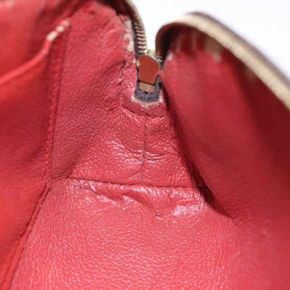 LOUIS VUITTON Damier Ebene Pochette Cosmetic PM Pouch N47516 LV Auth 82978