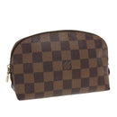 LOUIS VUITTON Damier Ebene Pochette Cosmetic PM Pouch N47516 LV Auth 82978-1