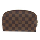 LOUIS VUITTON Damier Ebene Pochette Cosmetic PM Pouch N47516 LV Auth 82978-2