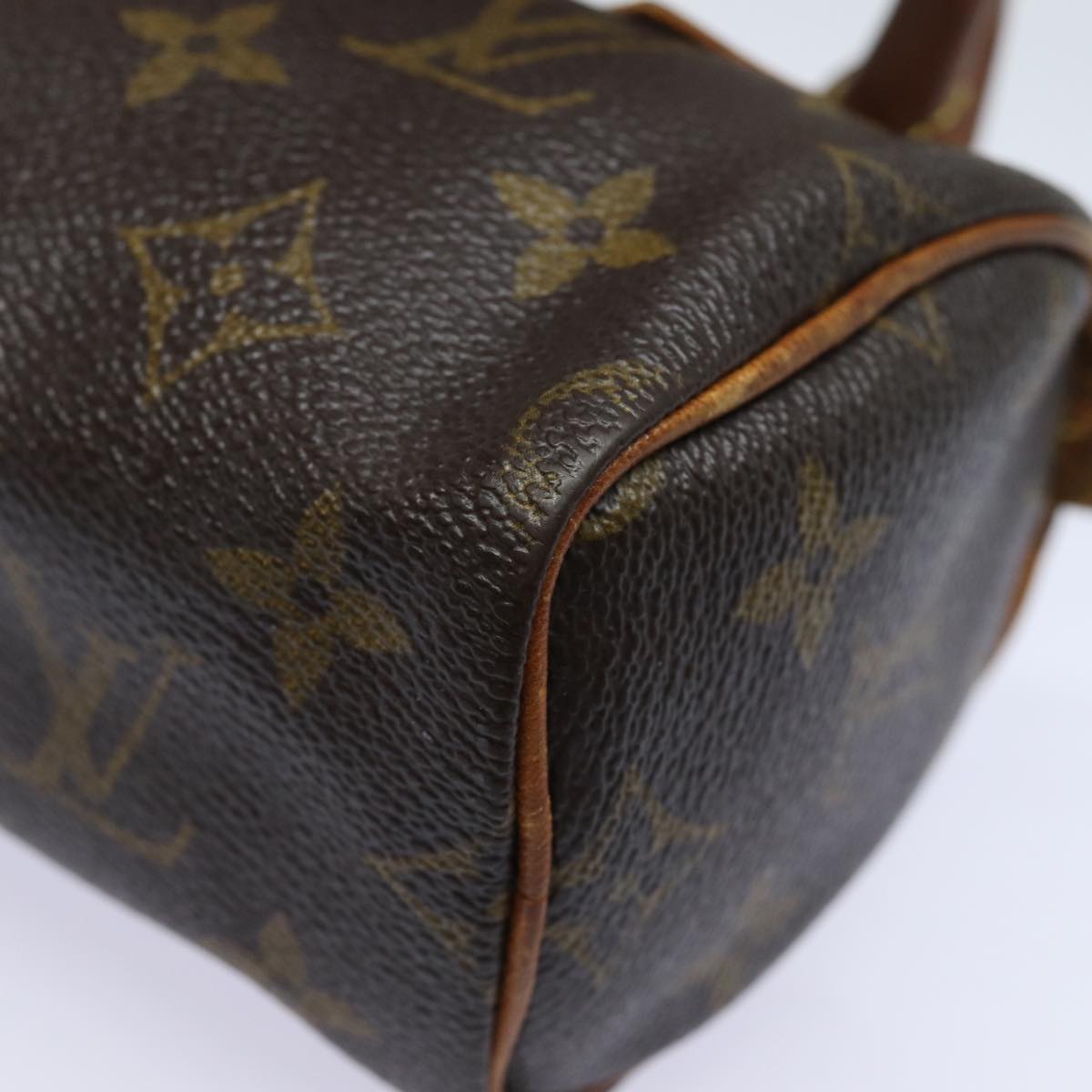 LOUIS VUITTON Monogram Mini Speedy Hand Bag M41534 LV Auth 82983