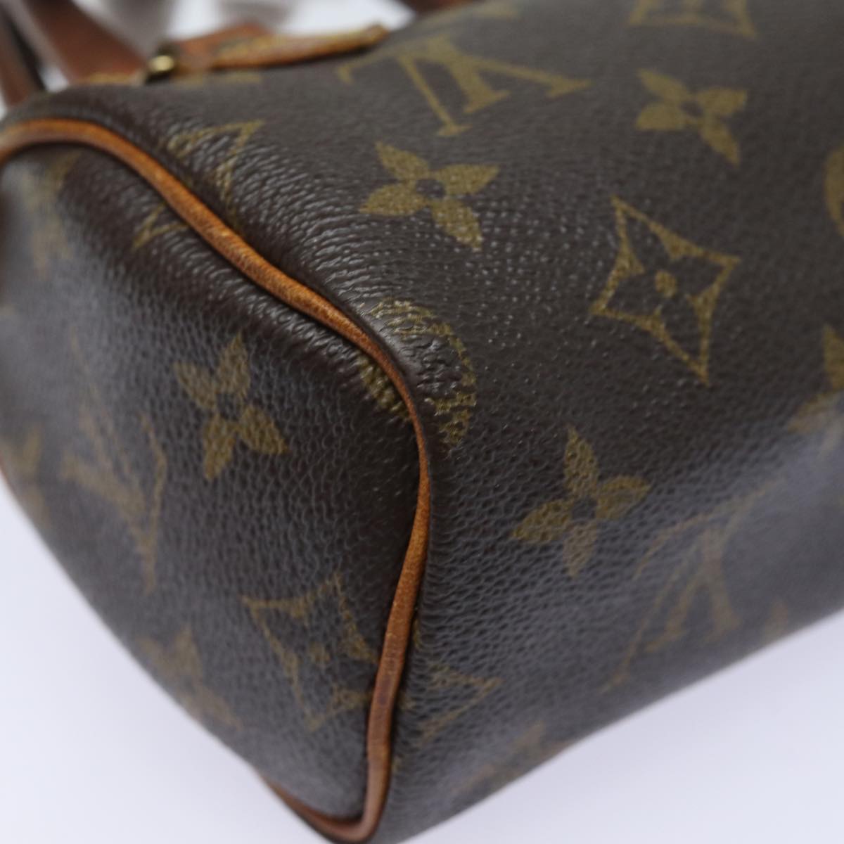 LOUIS VUITTON Monogram Mini Speedy Hand Bag M41534 LV Auth 82983