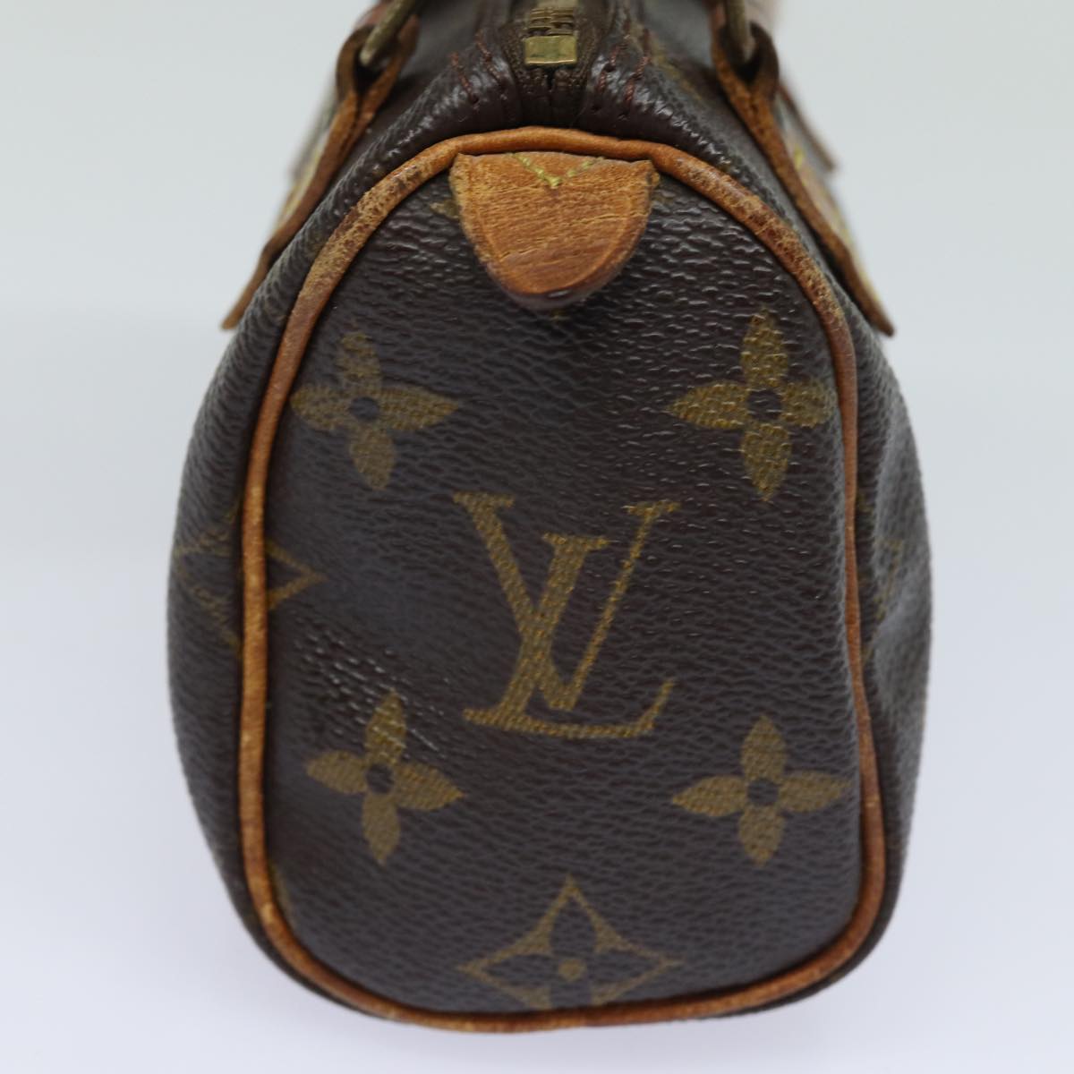 LOUIS VUITTON Monogram Mini Speedy Hand Bag M41534 LV Auth 82983