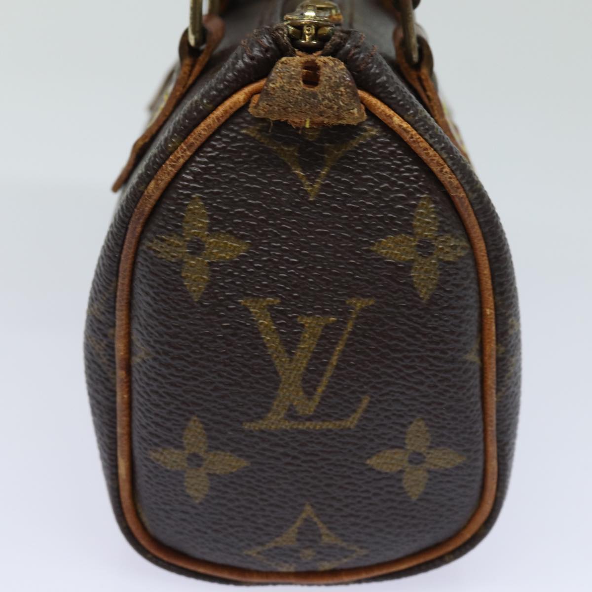 LOUIS VUITTON Monogram Mini Speedy Hand Bag M41534 LV Auth 82983