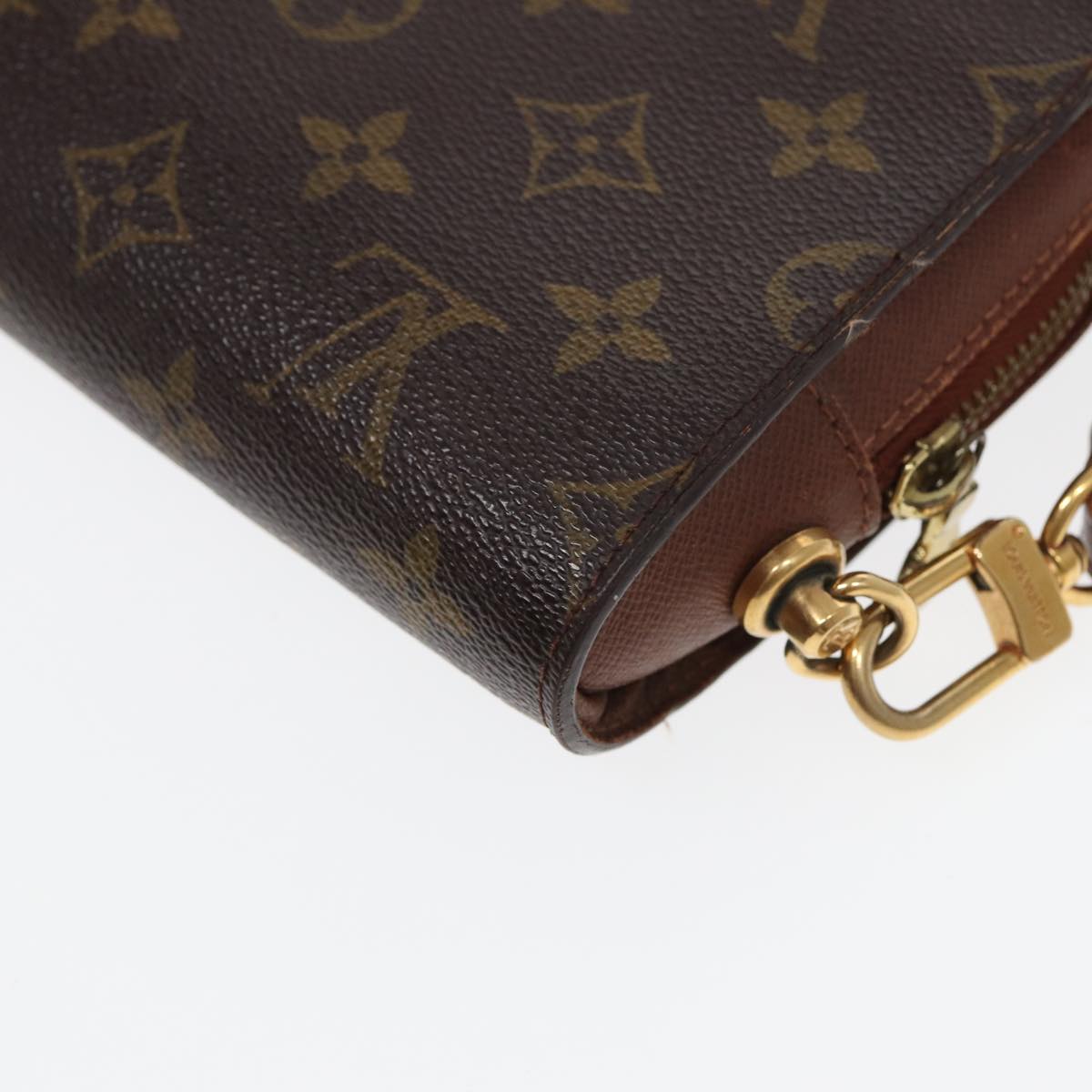 LOUIS VUITTON Monogram Orsay Clutch Bag M51790 LV Auth 82995