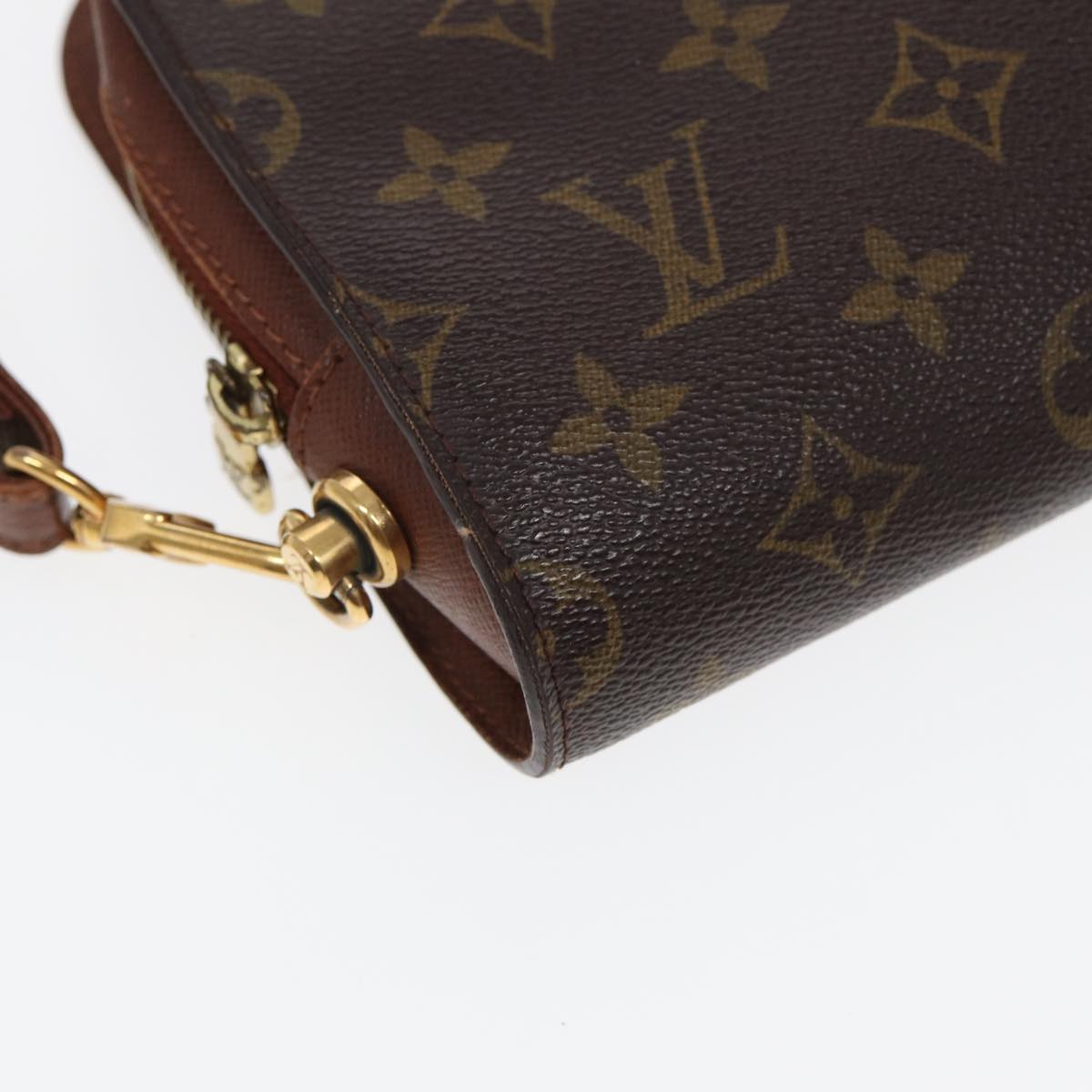 LOUIS VUITTON Monogram Orsay Clutch Bag M51790 LV Auth 82995