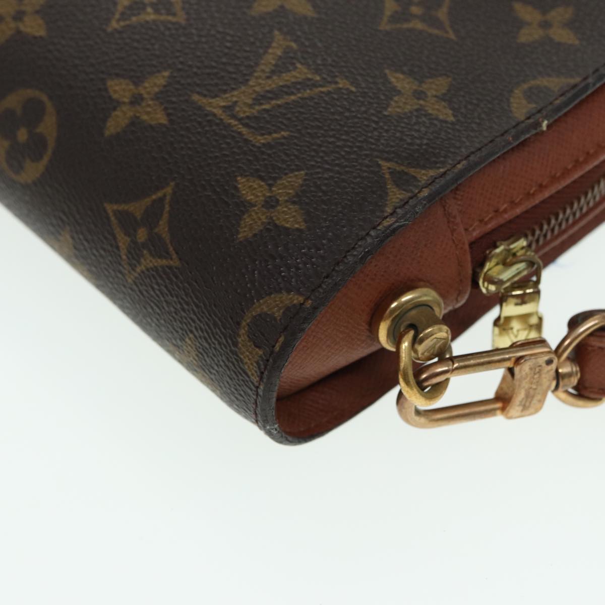 LOUIS VUITTON Monogram Orsay Clutch Bag M51790 LV Auth 82996