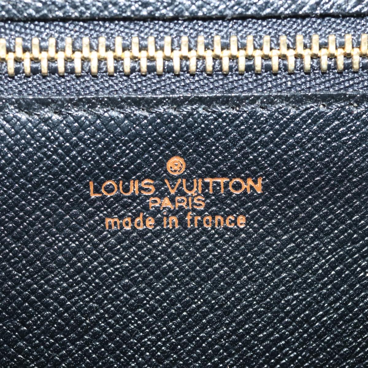 LOUIS VUITTON Epi Montaigne 23 Clutch Bag Blue M52665 LV Auth 82998