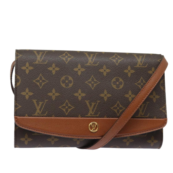 LOUIS VUITTON Monogram Bordeaux 24 Schoudertas M51798 LV Auth 83005