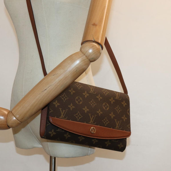 LOUIS VUITTON Monogram Bordeaux 24 Shoulder Bag M51798 LV Auth 83005