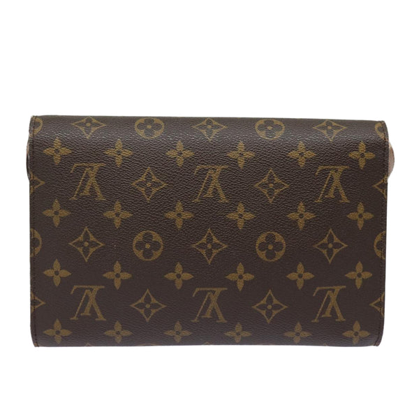LOUIS VUITTON Monogram Bordeaux 24 Schoudertas M51798 LV Auth 83005