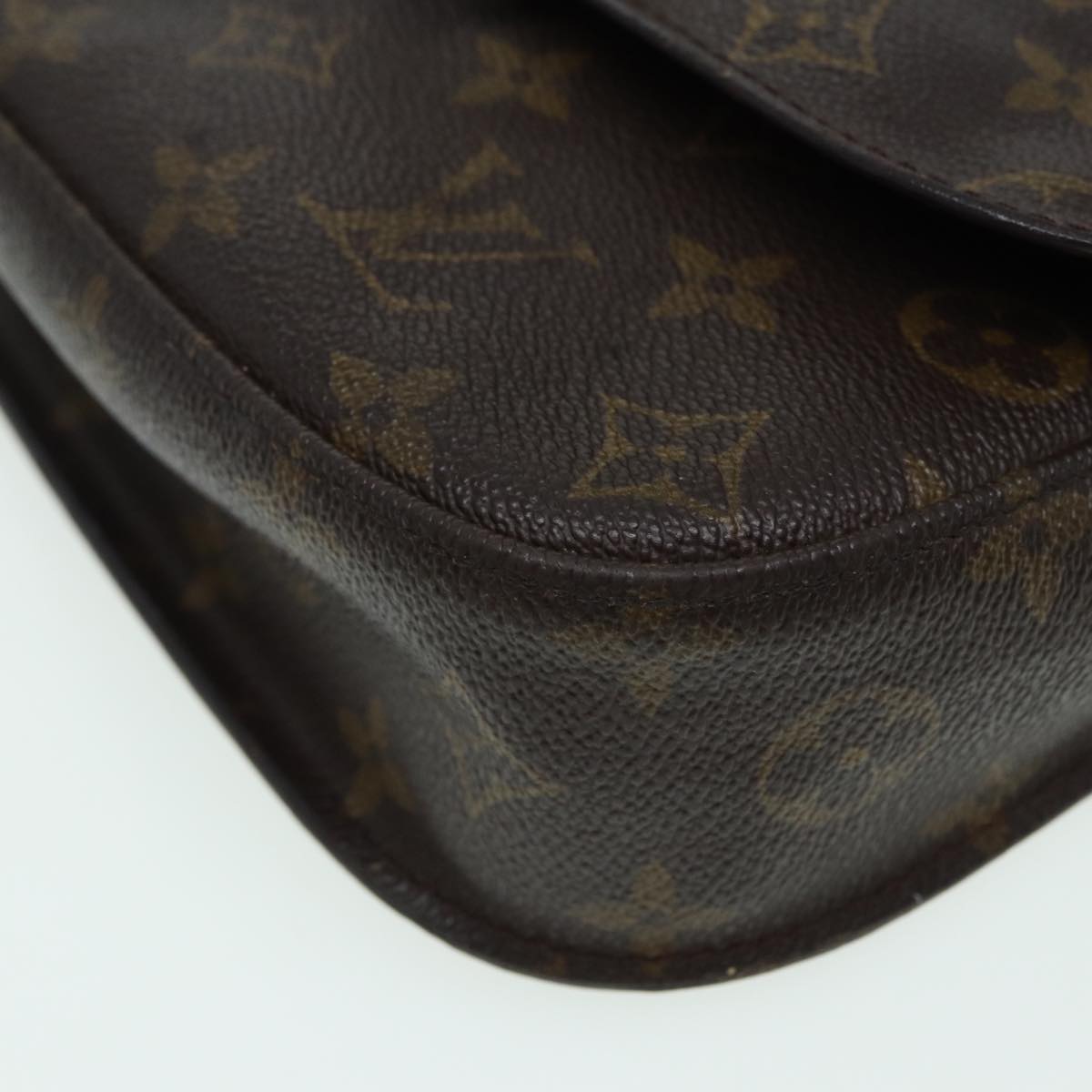 LOUIS VUITTON Monogram Saint Cloud MM Shoulder Bag M51243 LV Auth 83009