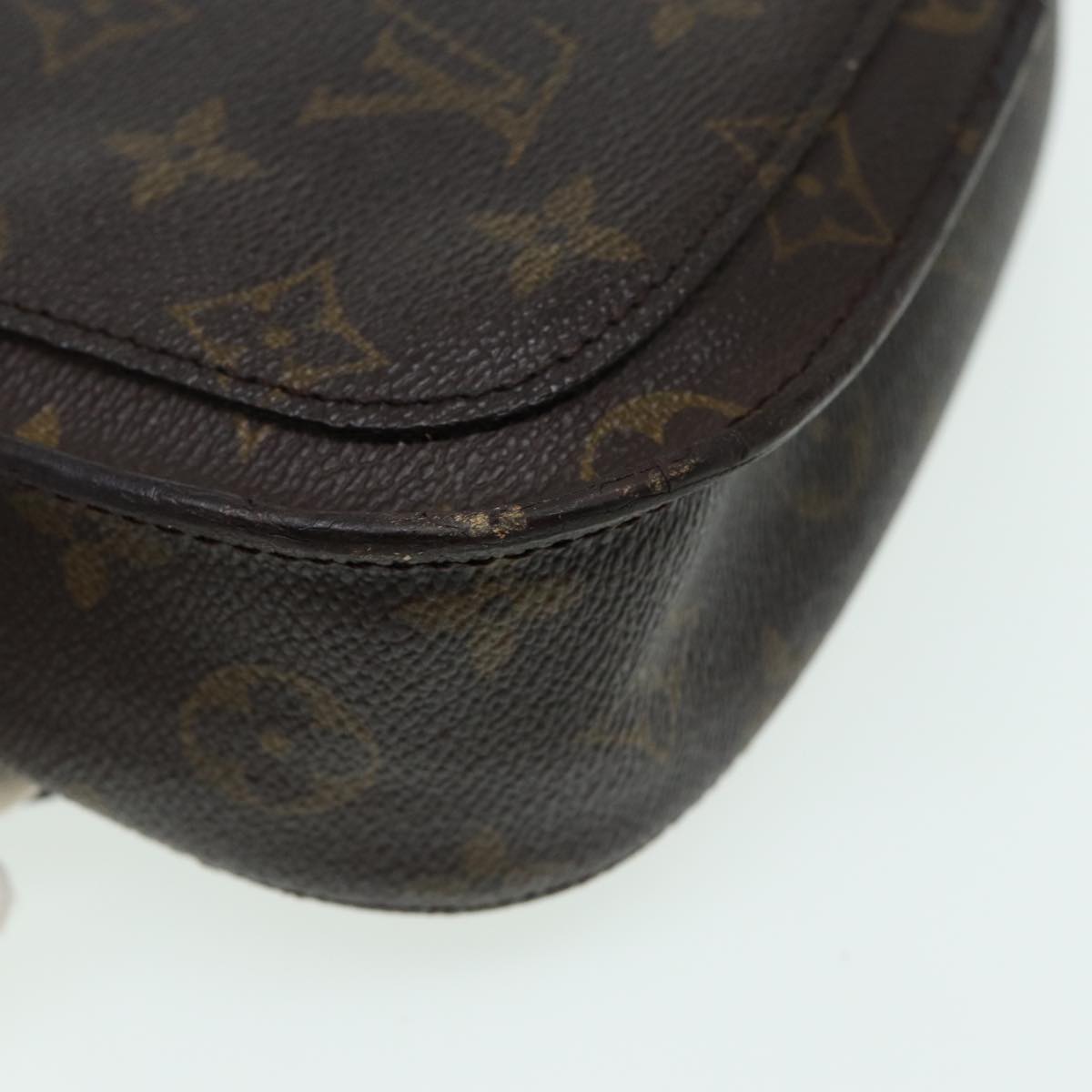 LOUIS VUITTON Monogram Saint Cloud MM Shoulder Bag M51243 LV Auth 83009