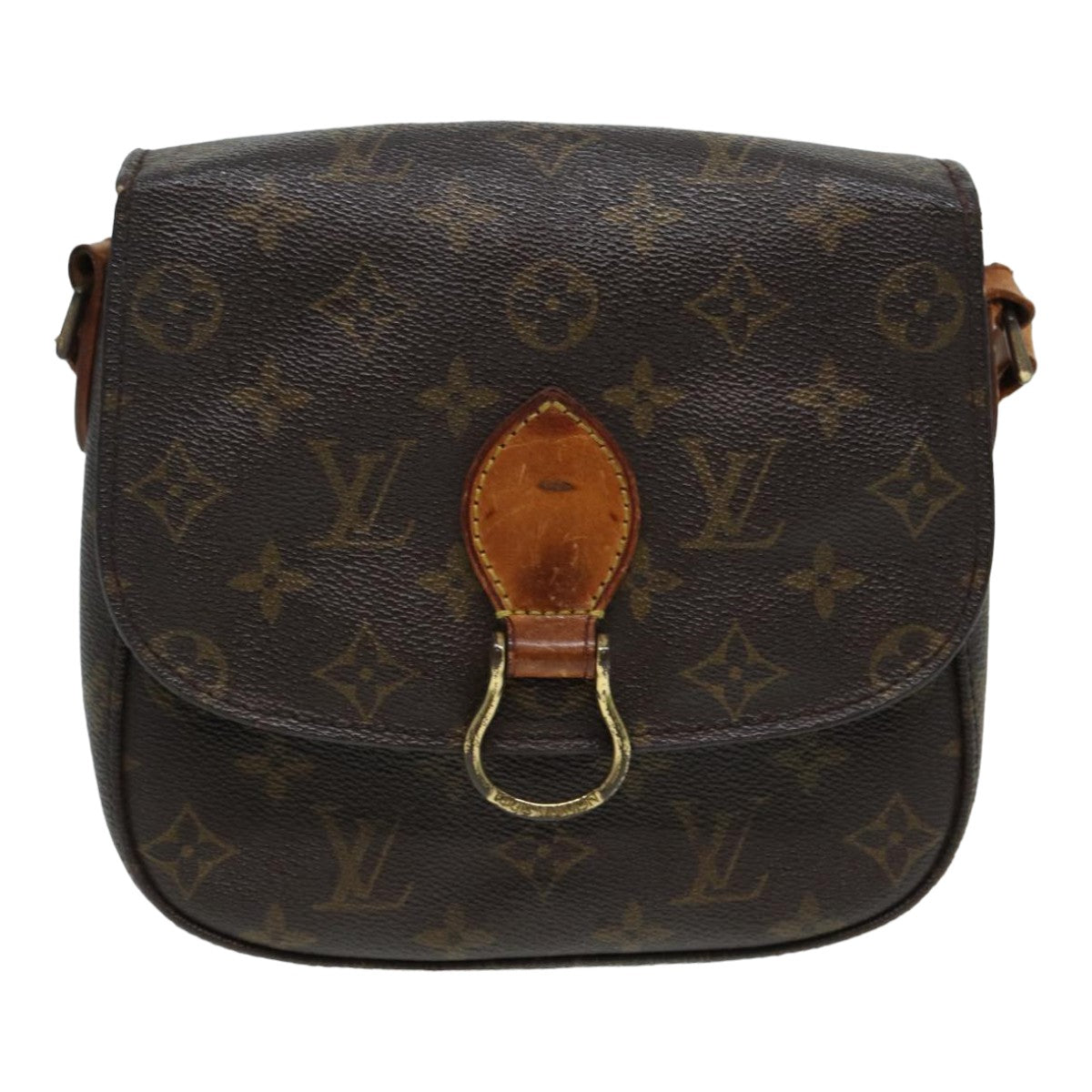 LOUIS VUITTON Monogram Saint Cloud MM Shoulder Bag M51243 LV Auth 83009