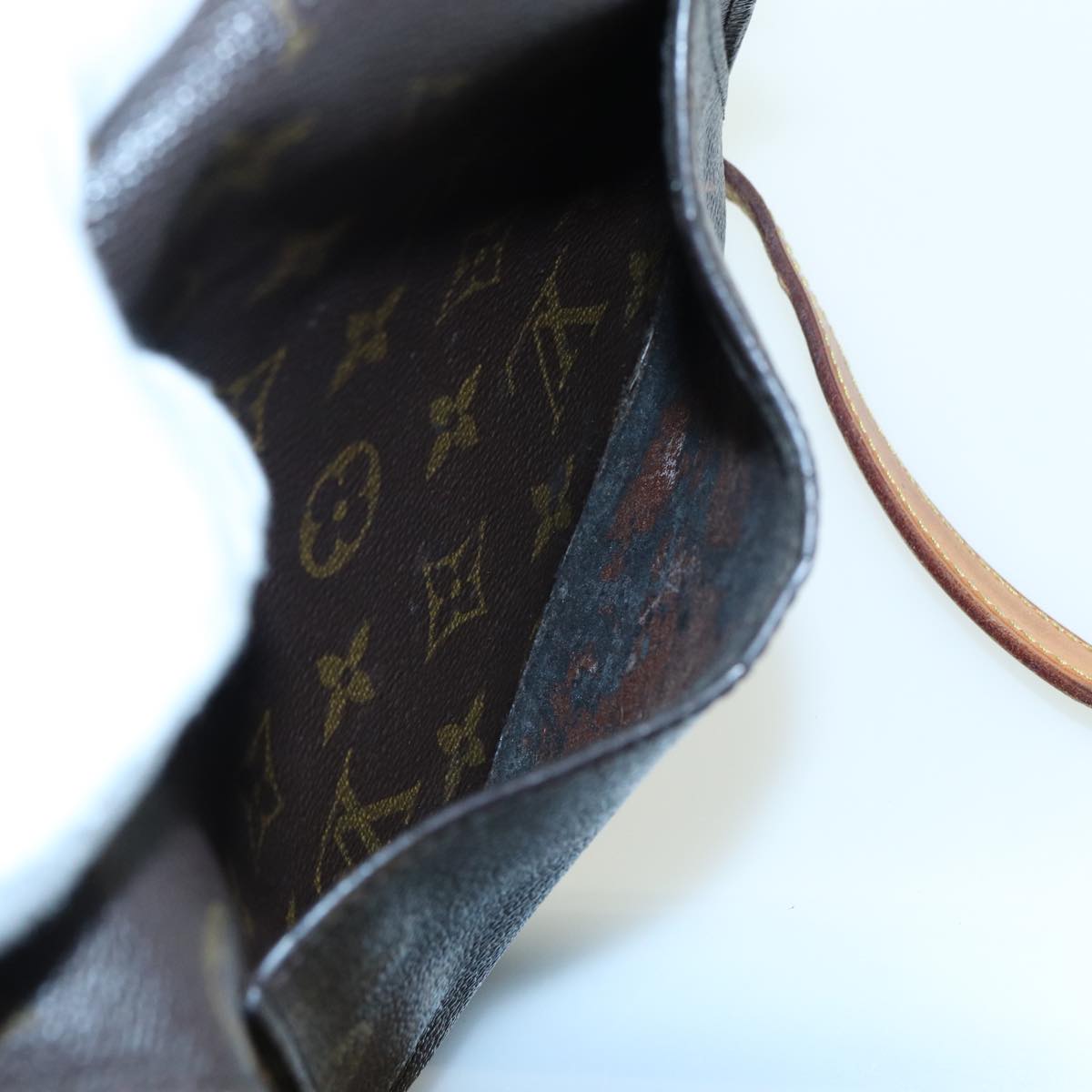 LOUIS VUITTON Monogram Saint Cloud MM Shoulder Bag M51243 LV Auth 83009