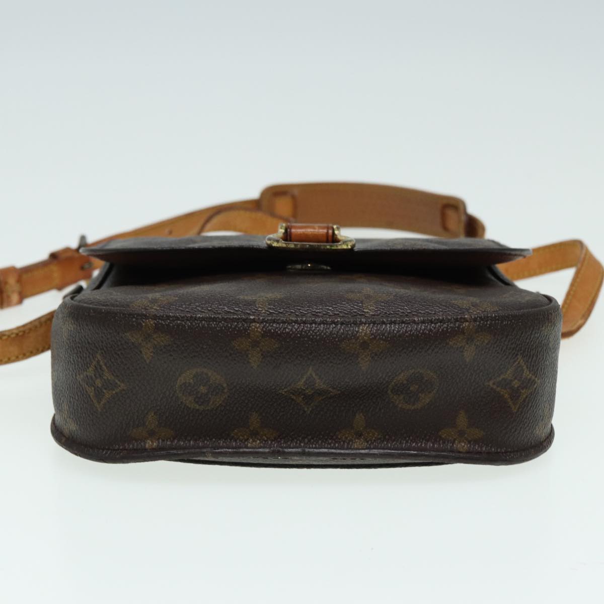 LOUIS VUITTON Monogram Saint Cloud MM Shoulder Bag M51243 LV Auth 83009