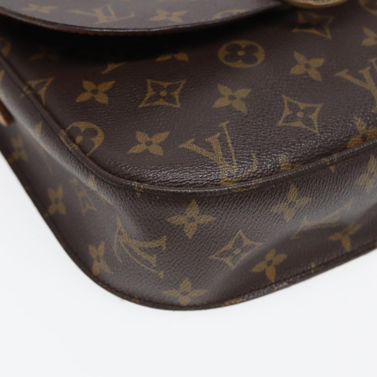 LOUIS VUITTON Monogram Saint Cloud GM Shoulder Bag M51242 LV Auth 83010