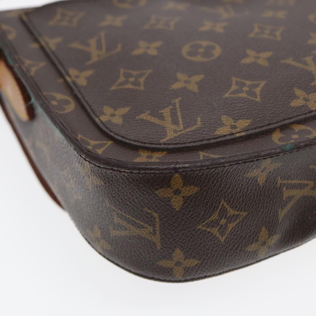 LOUIS VUITTON Monogram Saint Cloud GM Shoulder Bag M51242 LV Auth 83010