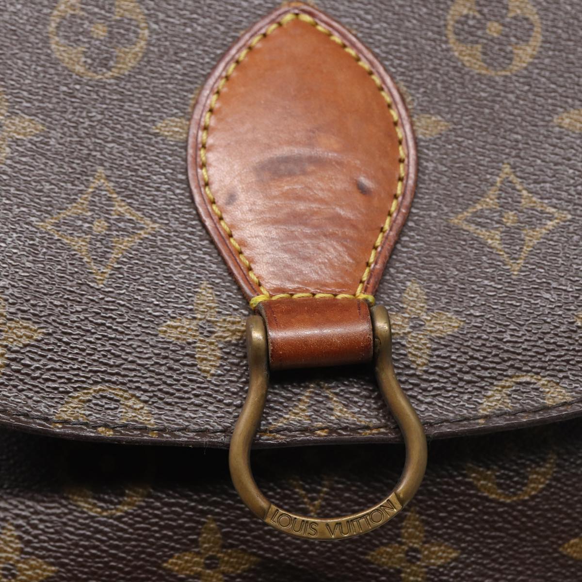 LOUIS VUITTON Monogram Saint Cloud GM Shoulder Bag M51242 LV Auth 83010