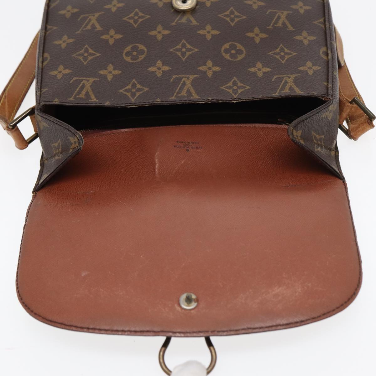 LOUIS VUITTON Monogram Saint Cloud GM Shoulder Bag M51242 LV Auth 83010