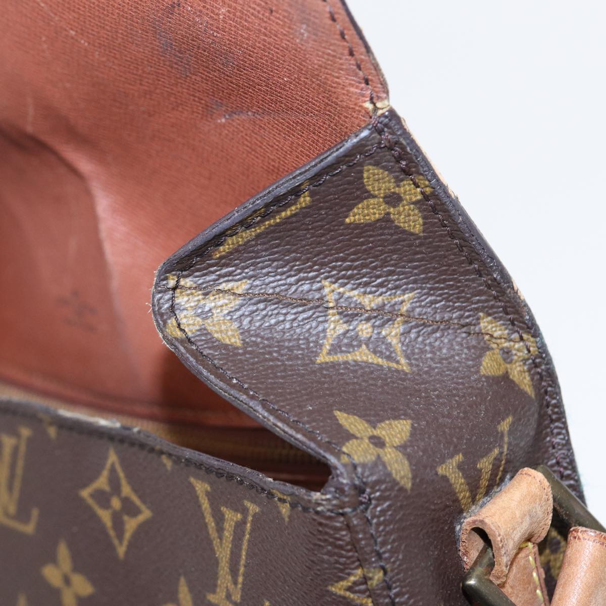 LOUIS VUITTON Monogram Saint Cloud GM Shoulder Bag M51242 LV Auth 83010