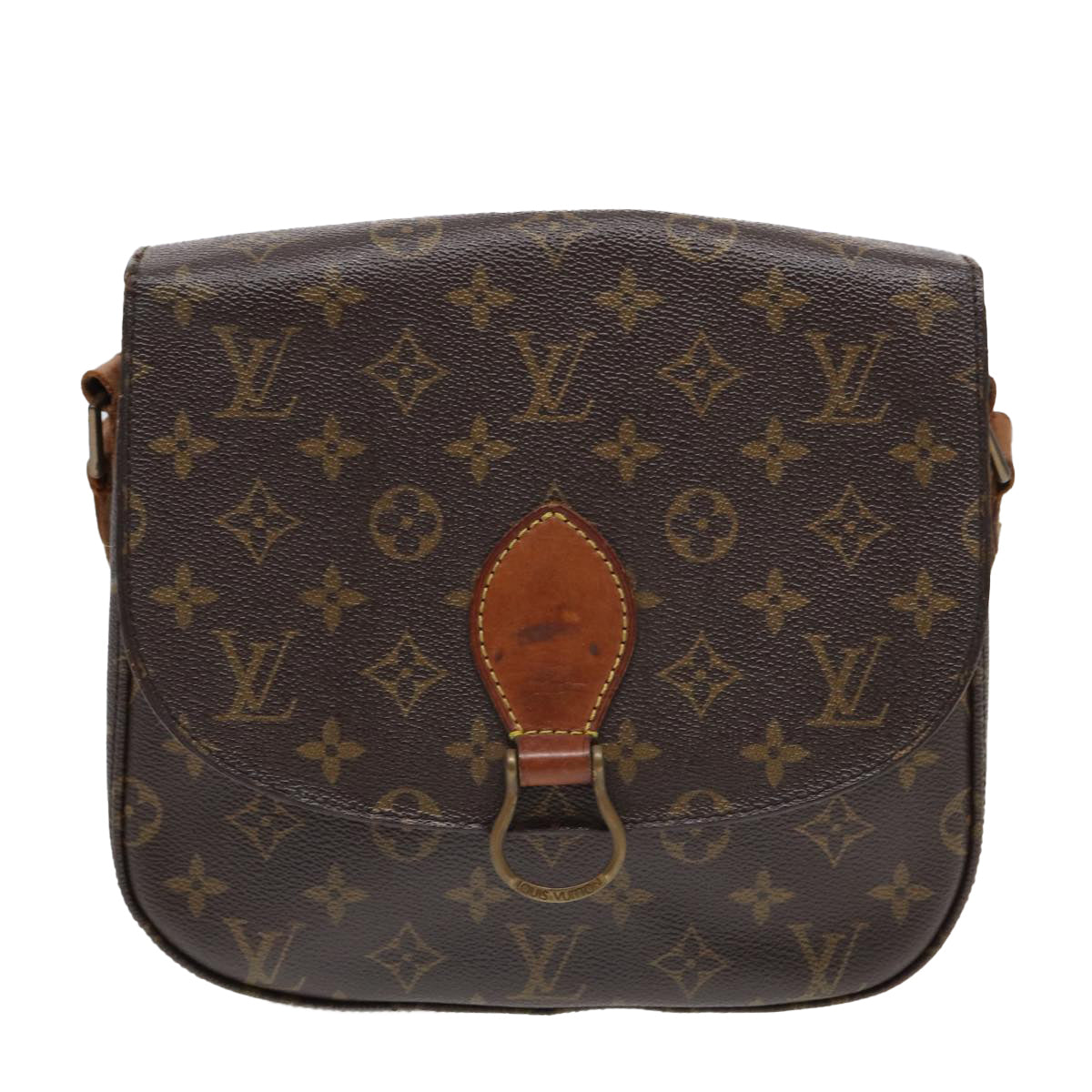 LOUIS VUITTON Monogram Saint Cloud GM Shoulder Bag M51242 LV Auth 83010