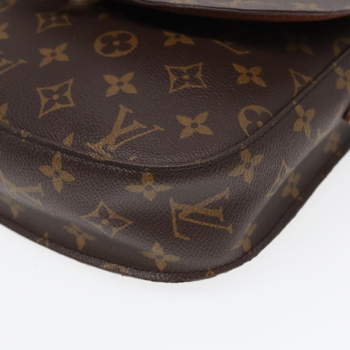 LOUIS VUITTON Monogram Saint Cloud GM Shoulder Bag M51242 LV Auth 83011