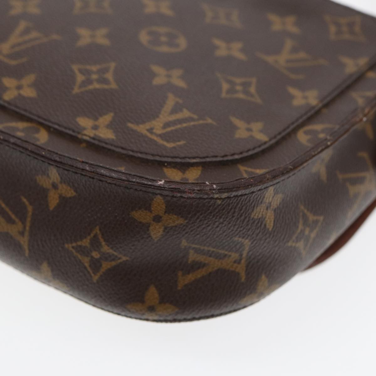 LOUIS VUITTON Monogram Saint Cloud GM Shoulder Bag M51242 LV Auth 83011