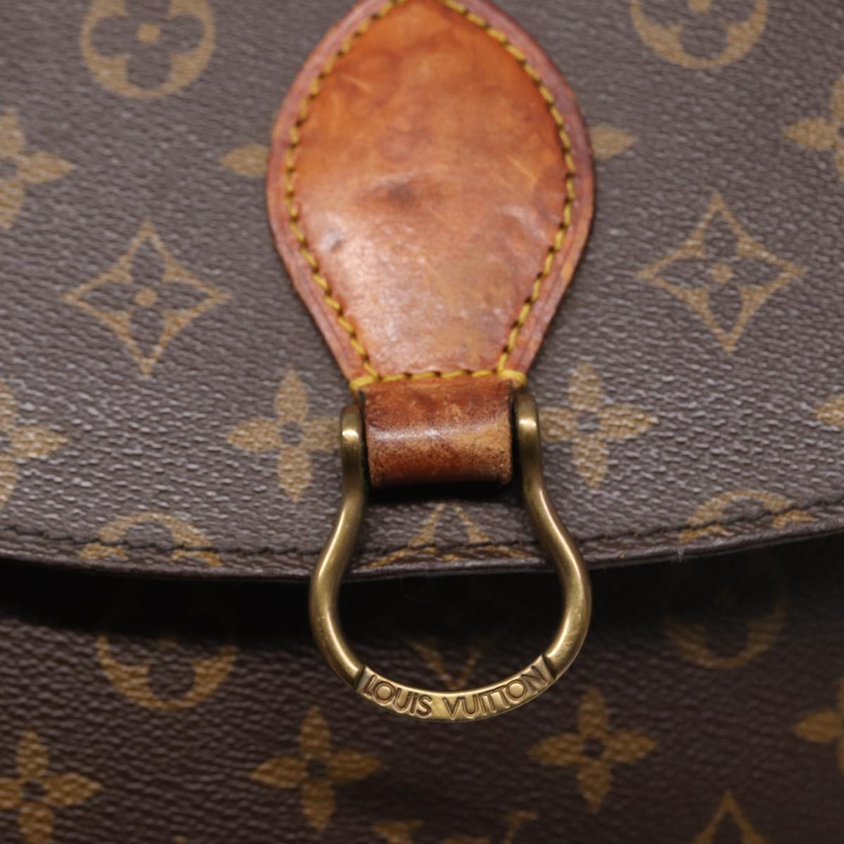 LOUIS VUITTON Monogram Saint Cloud GM Shoulder Bag M51242 LV Auth 83011