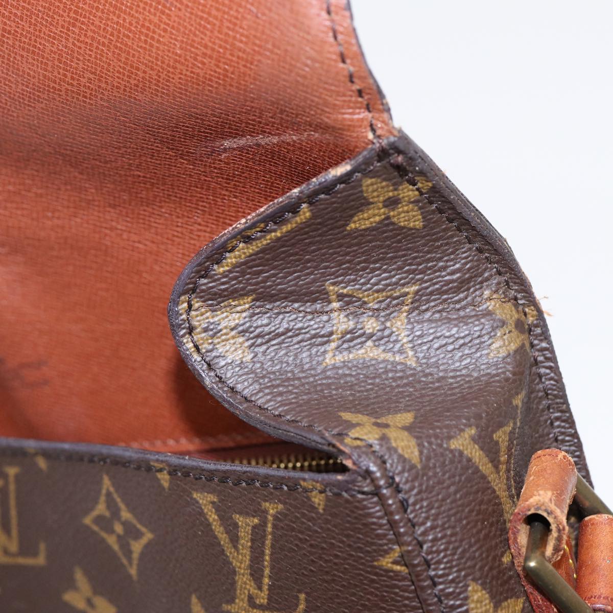 LOUIS VUITTON Monogram Saint Cloud GM Shoulder Bag M51242 LV Auth 83011