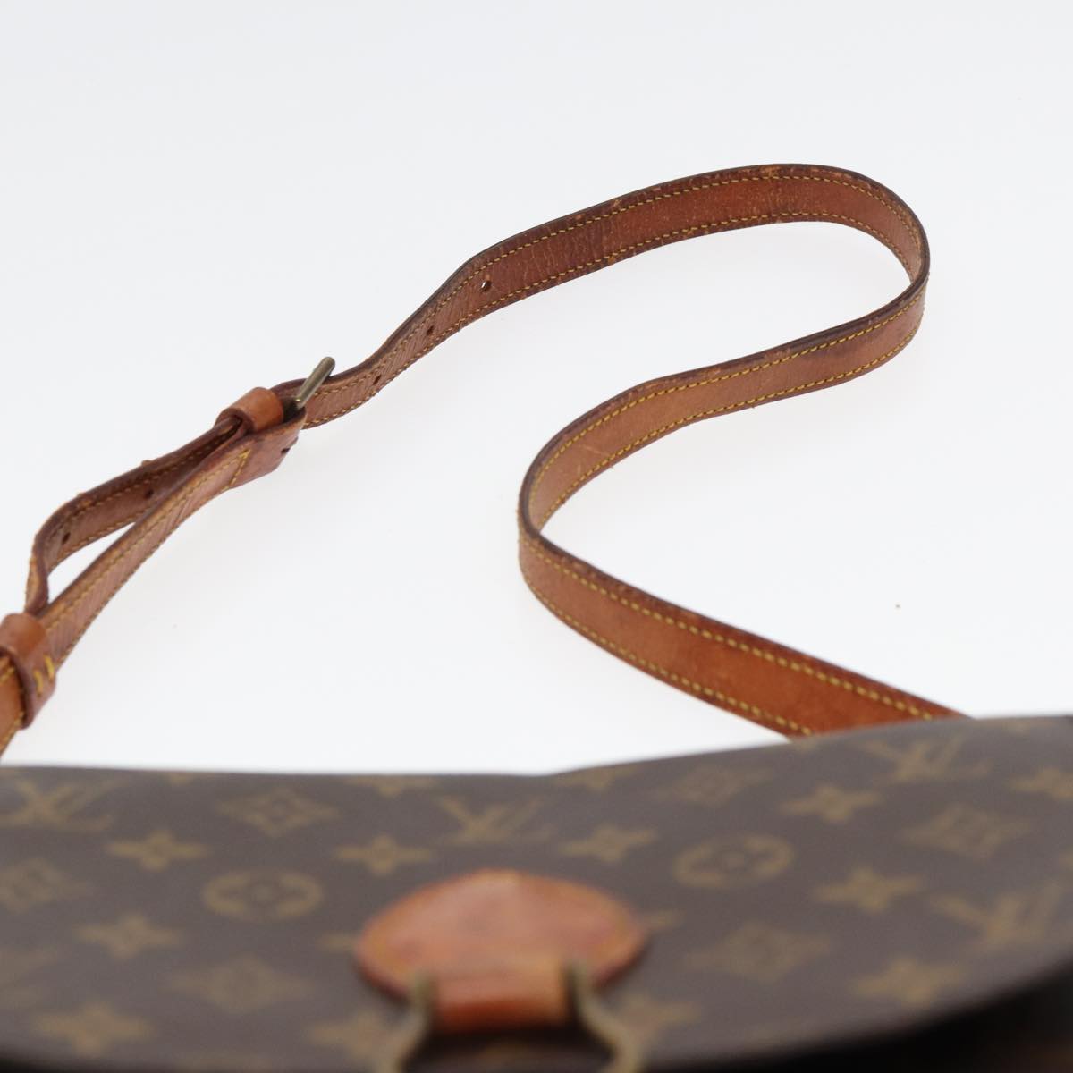 LOUIS VUITTON Monogram Saint Cloud GM Shoulder Bag M51242 LV Auth 83011