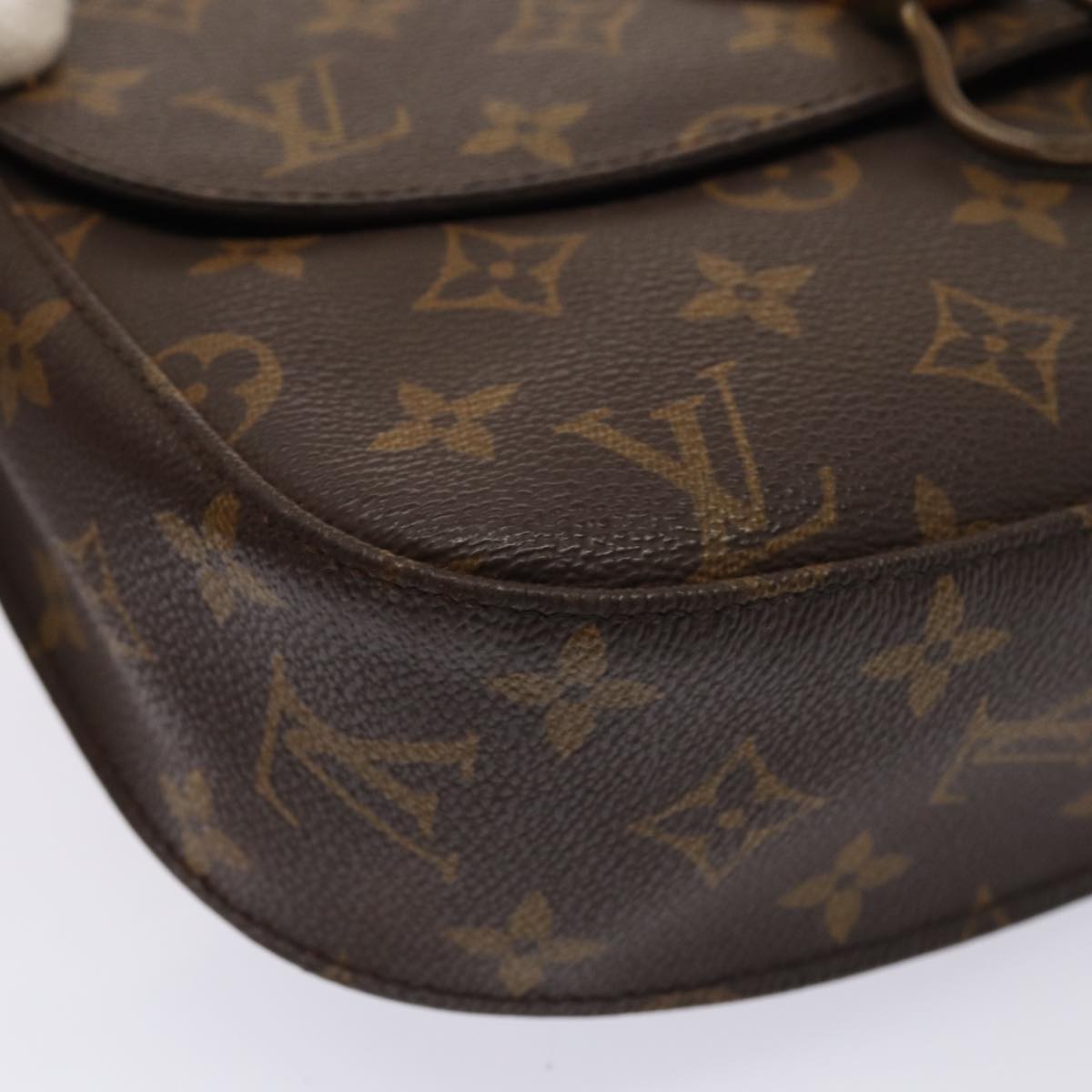 LOUIS VUITTON Monogram Saint Cloud GM Shoulder Bag M51242 LV Auth 83012