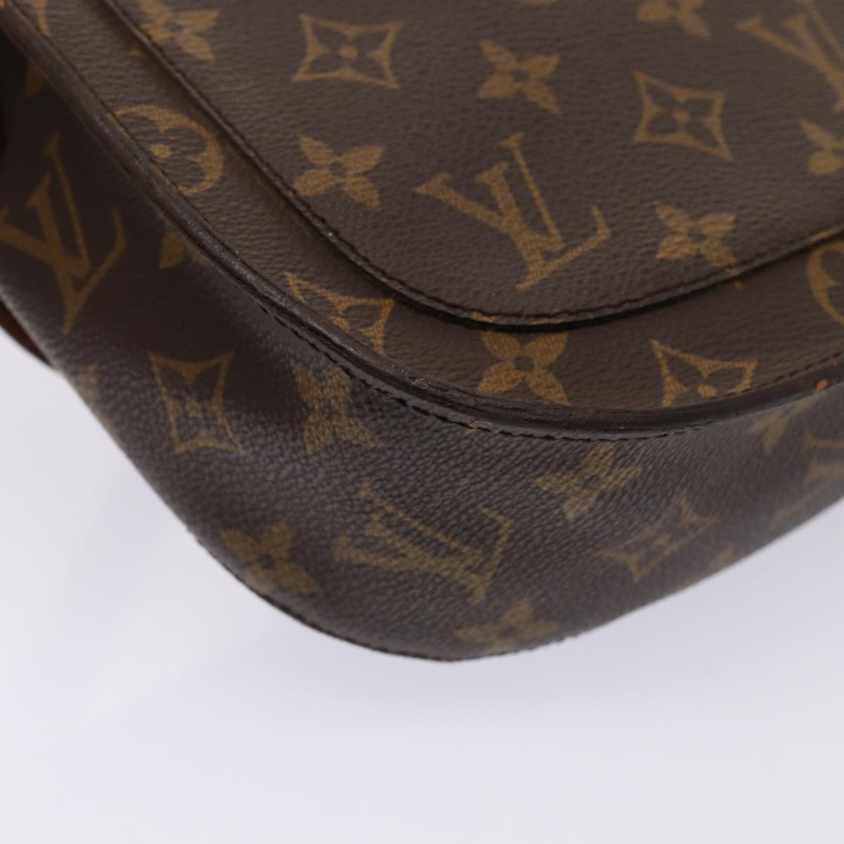 LOUIS VUITTON Monogram Saint Cloud GM Shoulder Bag M51242 LV Auth 83012