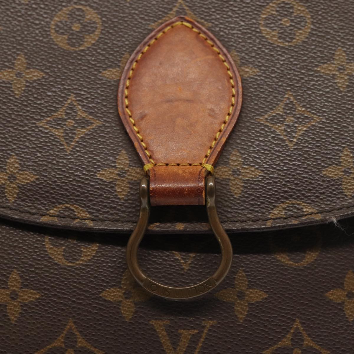 LOUIS VUITTON Monogram Saint Cloud GM Shoulder Bag M51242 LV Auth 83012