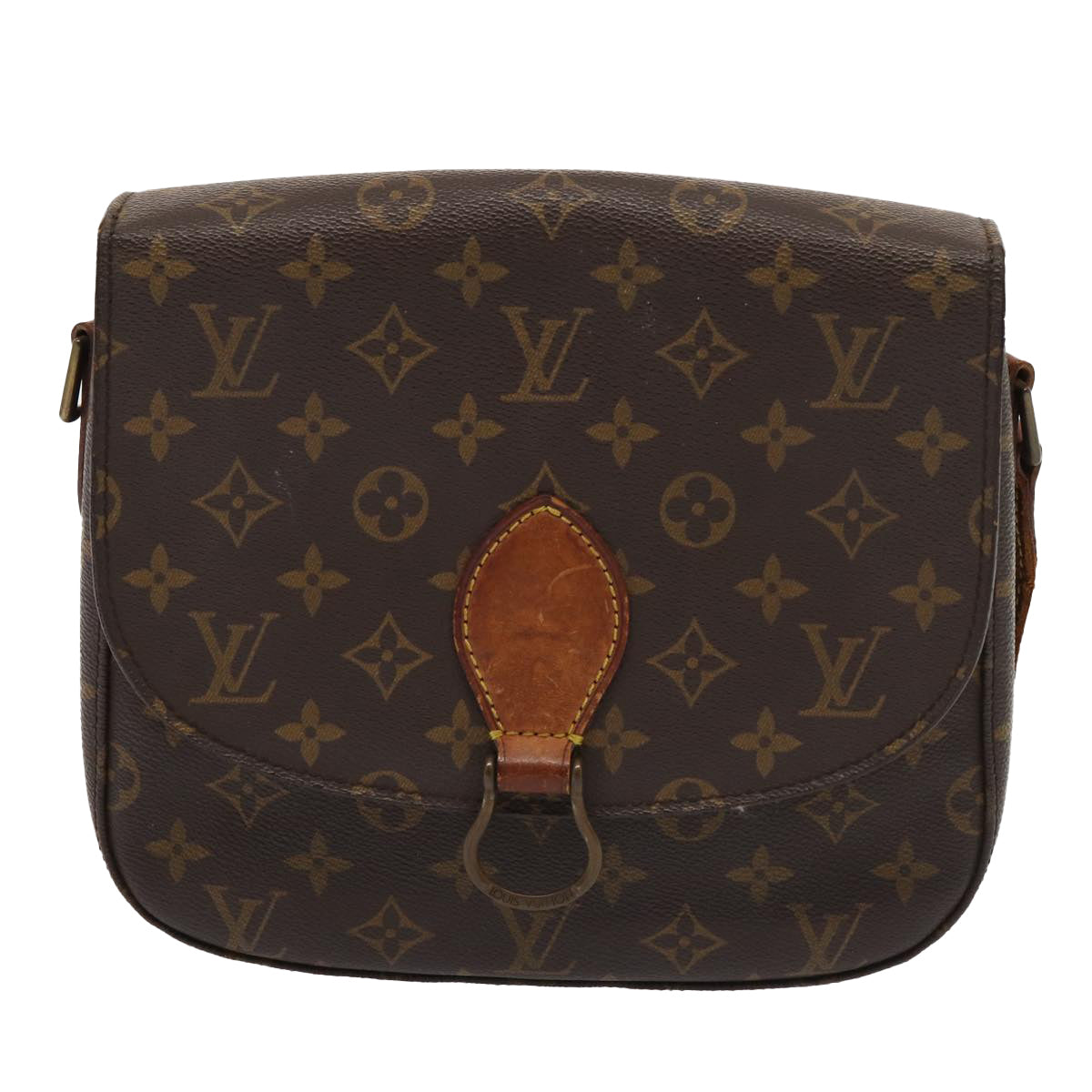 LOUIS VUITTON Monogram Saint Cloud GM Shoulder Bag M51242 LV Auth 83012