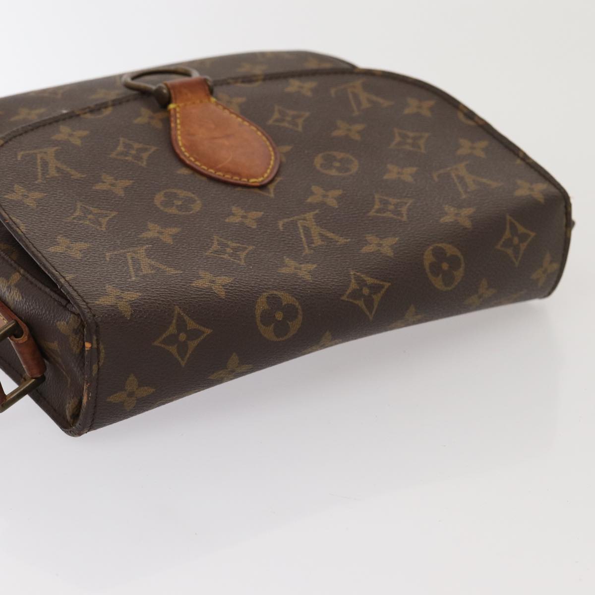 LOUIS VUITTON Monogram Saint Cloud GM Shoulder Bag M51242 LV Auth 83012