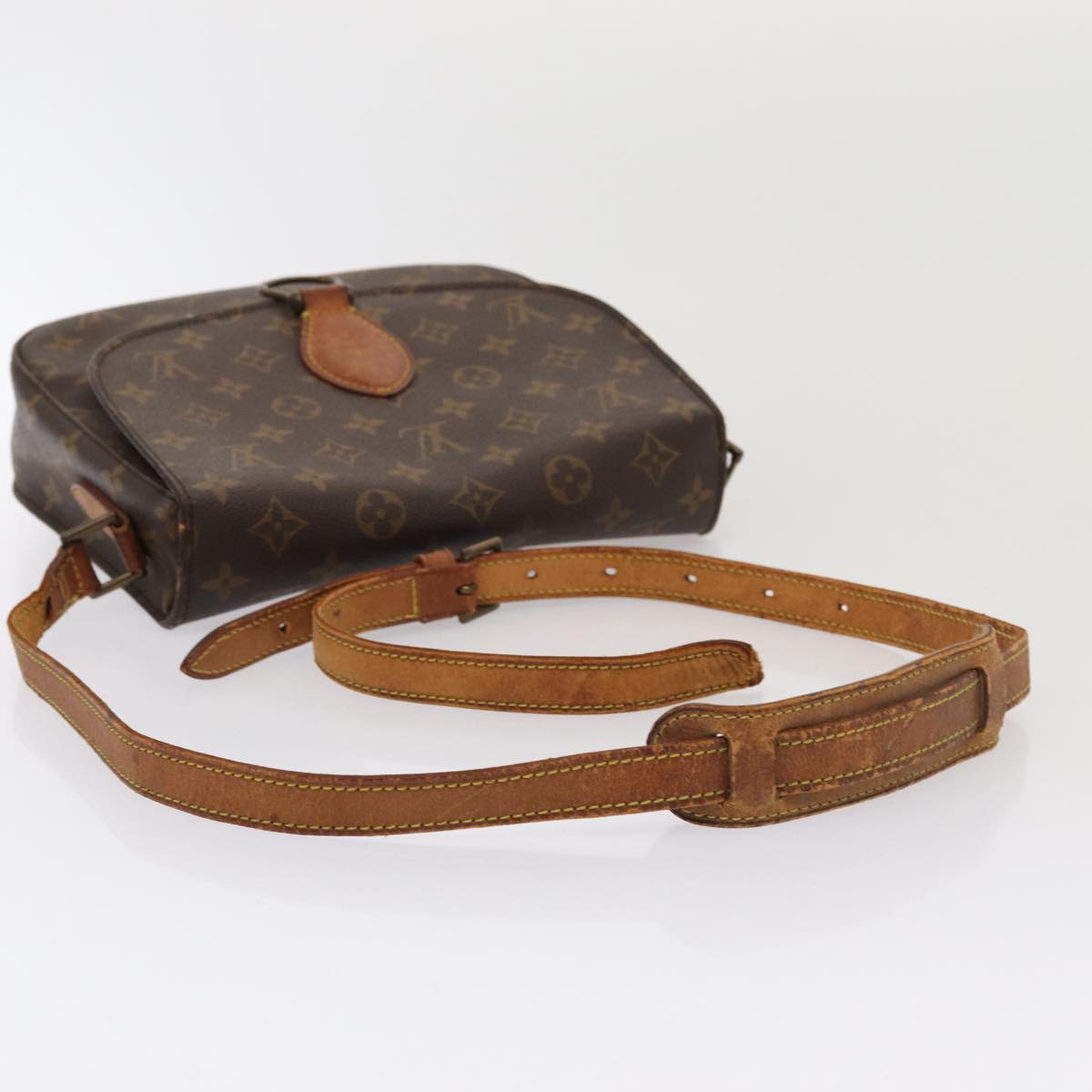 LOUIS VUITTON Monogram Saint Cloud GM Shoulder Bag M51242 LV Auth 83012