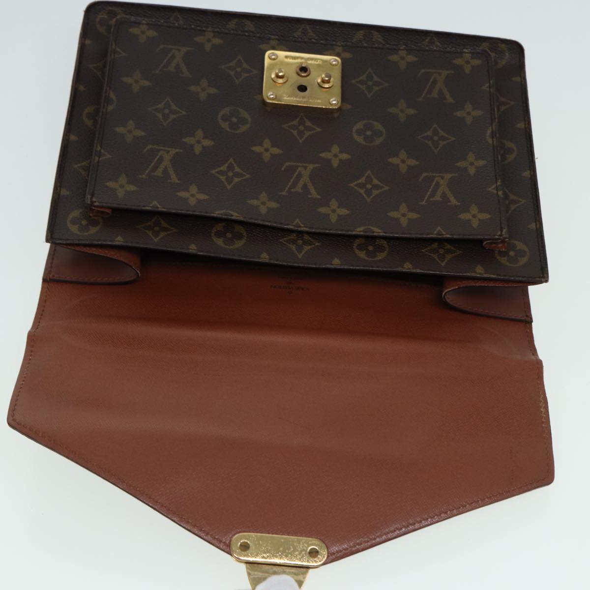 LOUIS VUITTON Monogram Monceau 28 Hand Bag 2way M51185 LV Auth 83013