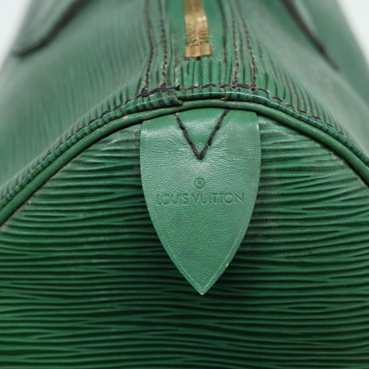 LOUIS VUITTON Epi Speedy 35 Hand Bag Borneo Green M42994 LV Auth 83023