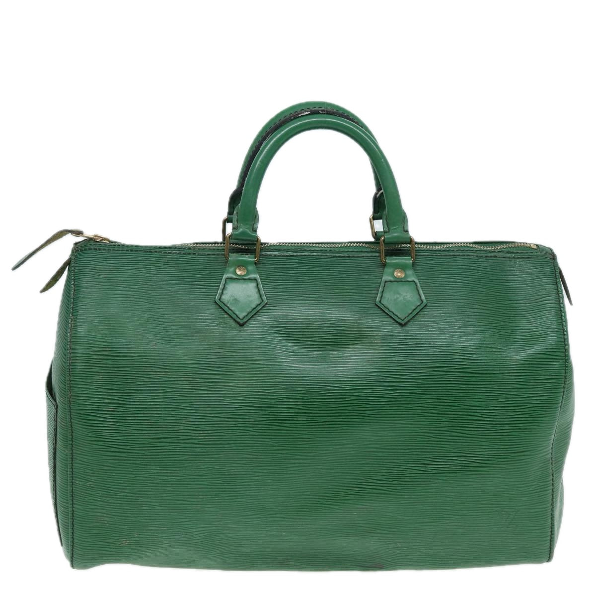 LOUIS VUITTON Epi Speedy 35 Hand Bag Borneo Green M42994 LV Auth 83023