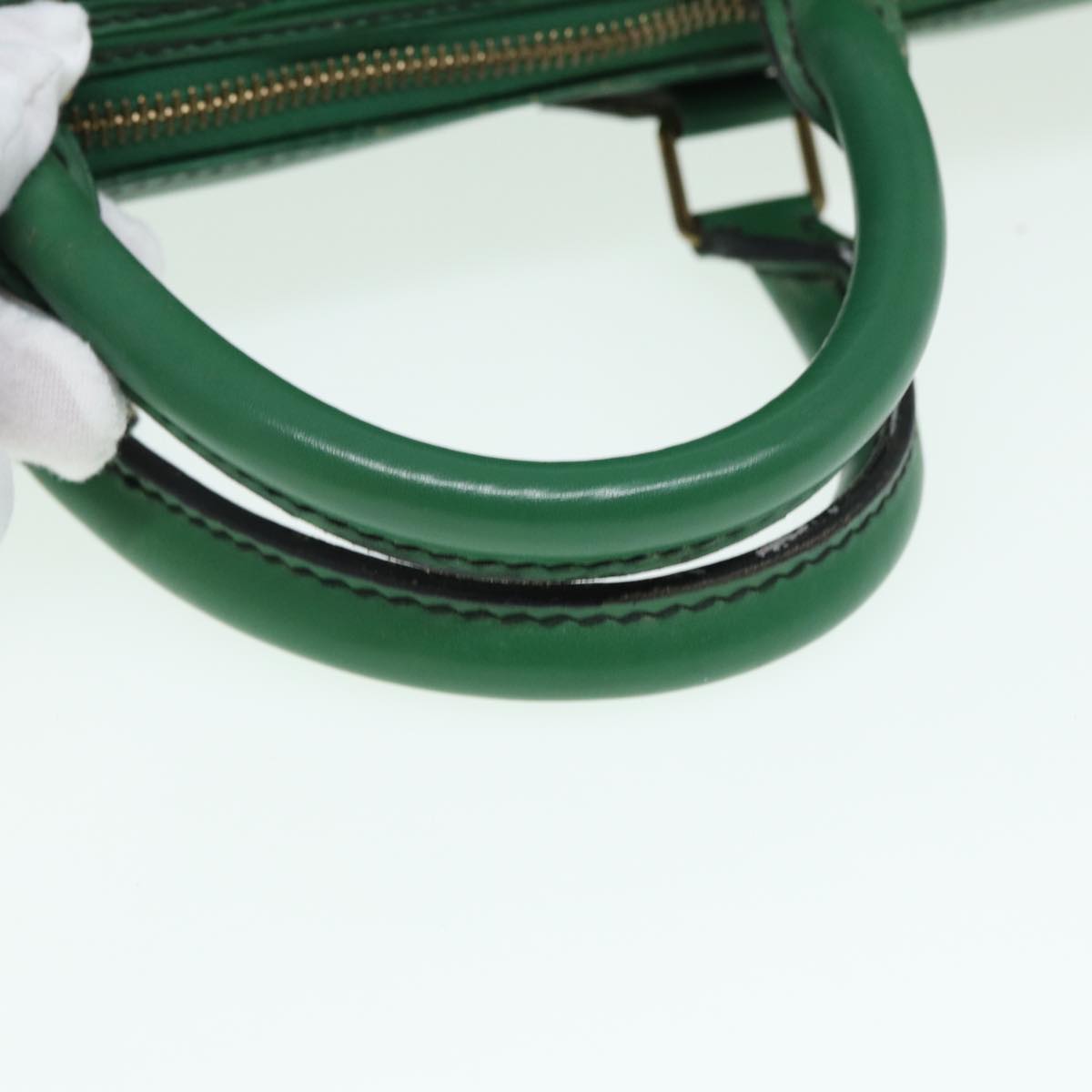 LOUIS VUITTON Epi Speedy 35 Hand Bag Borneo Green M42994 LV Auth 83023