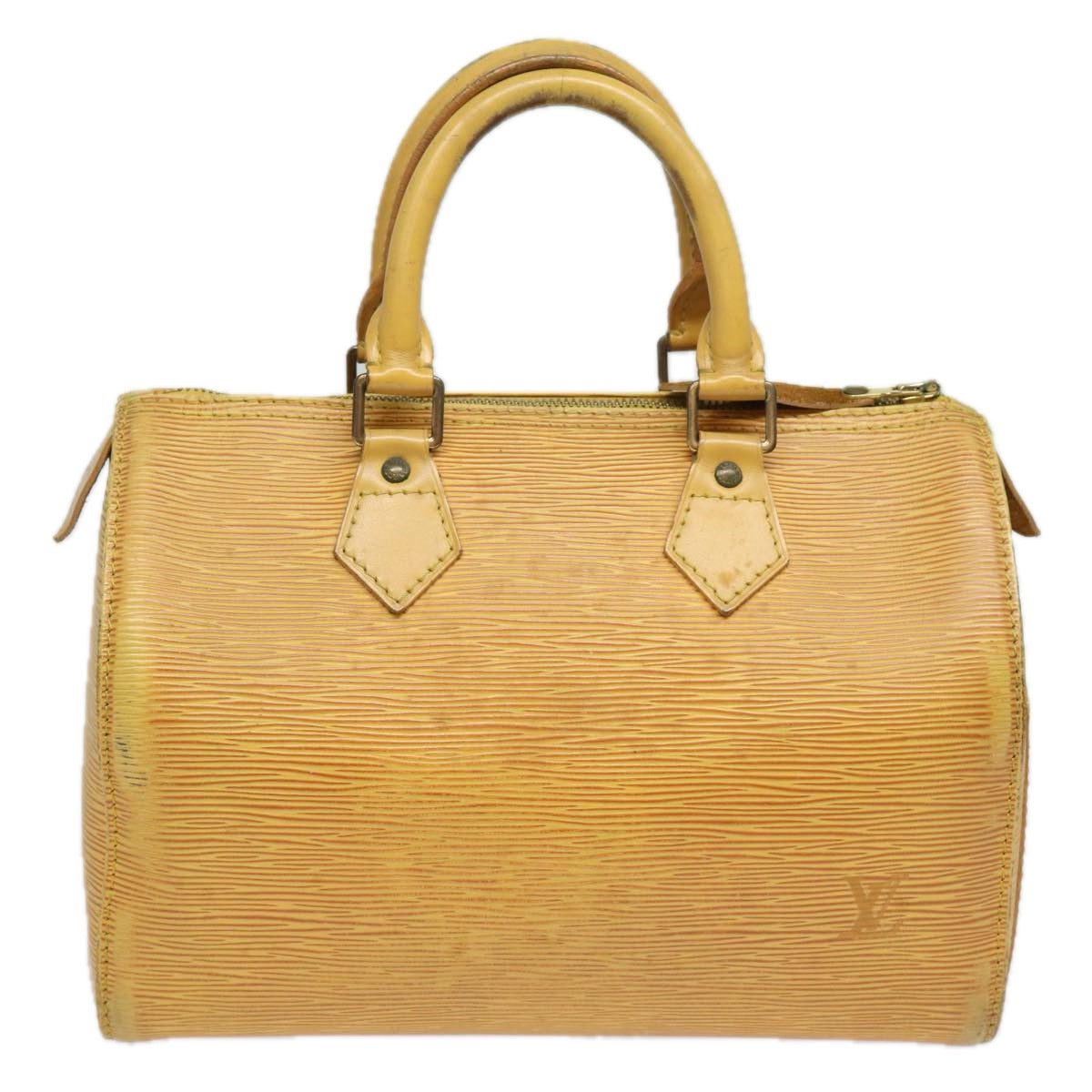 LOUIS VUITTON Epi Speedy 25 Hand Bag Tassili Yellow M43019 LV Auth 83026 - 0